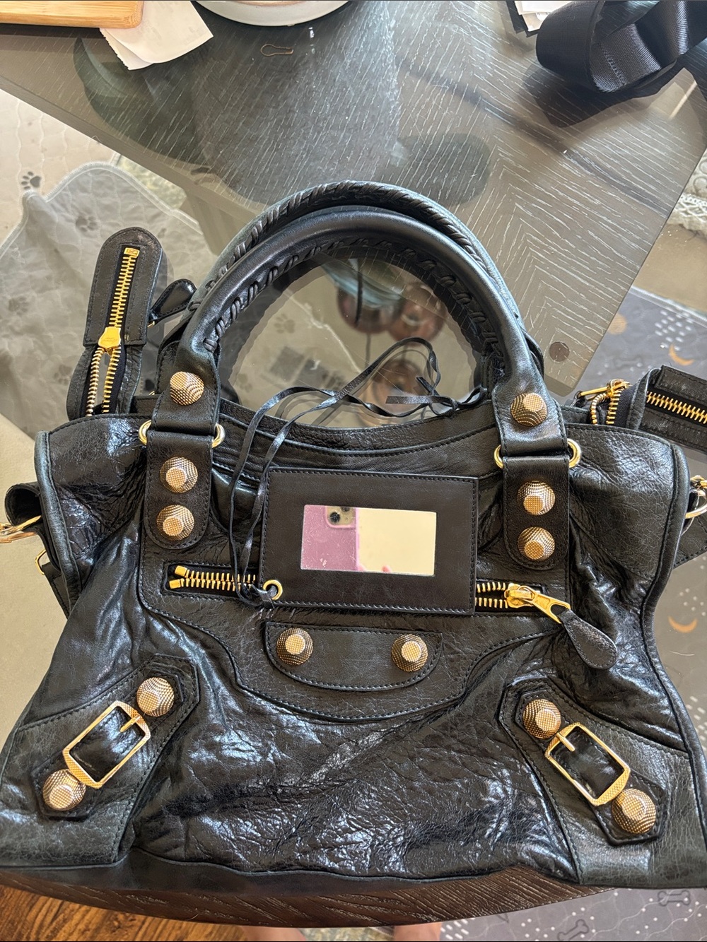 Balenciaga Giant City handbag Gold Hardware